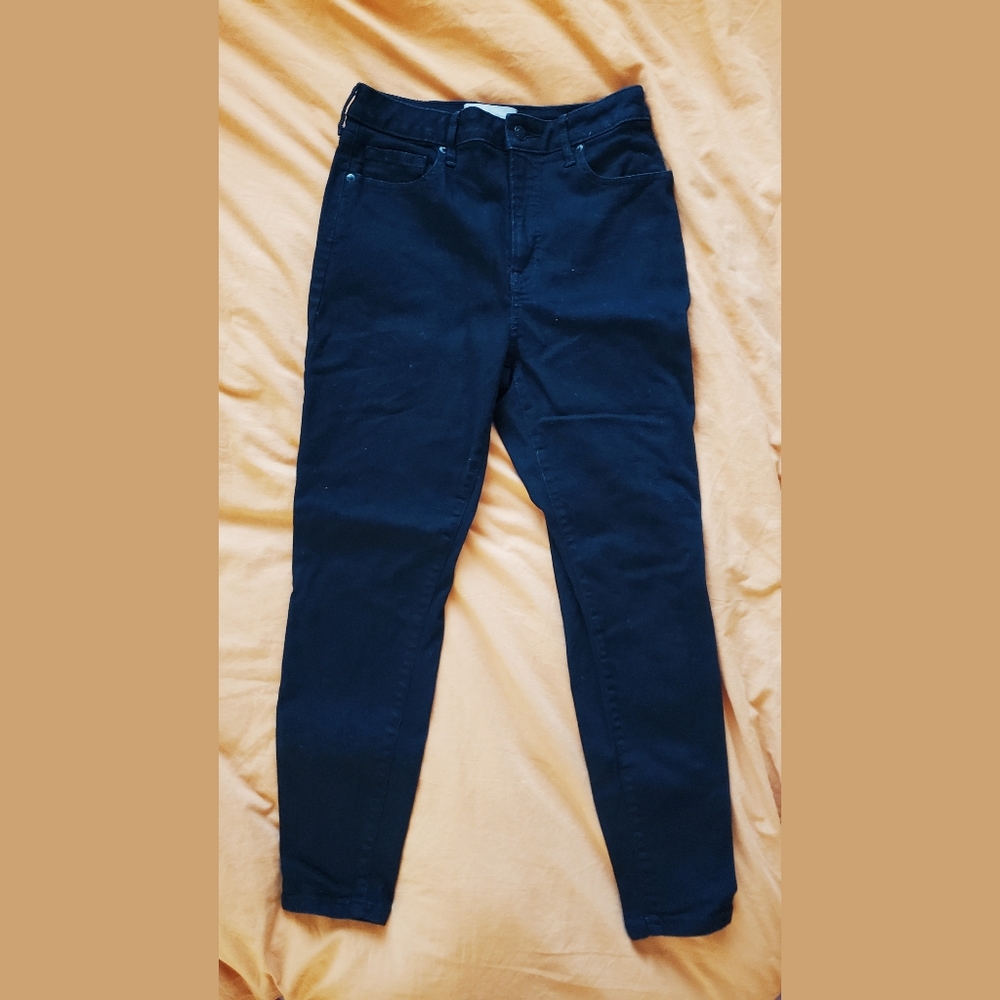 Everlane Black Curvy Skinny Jeans Size 29 Crop